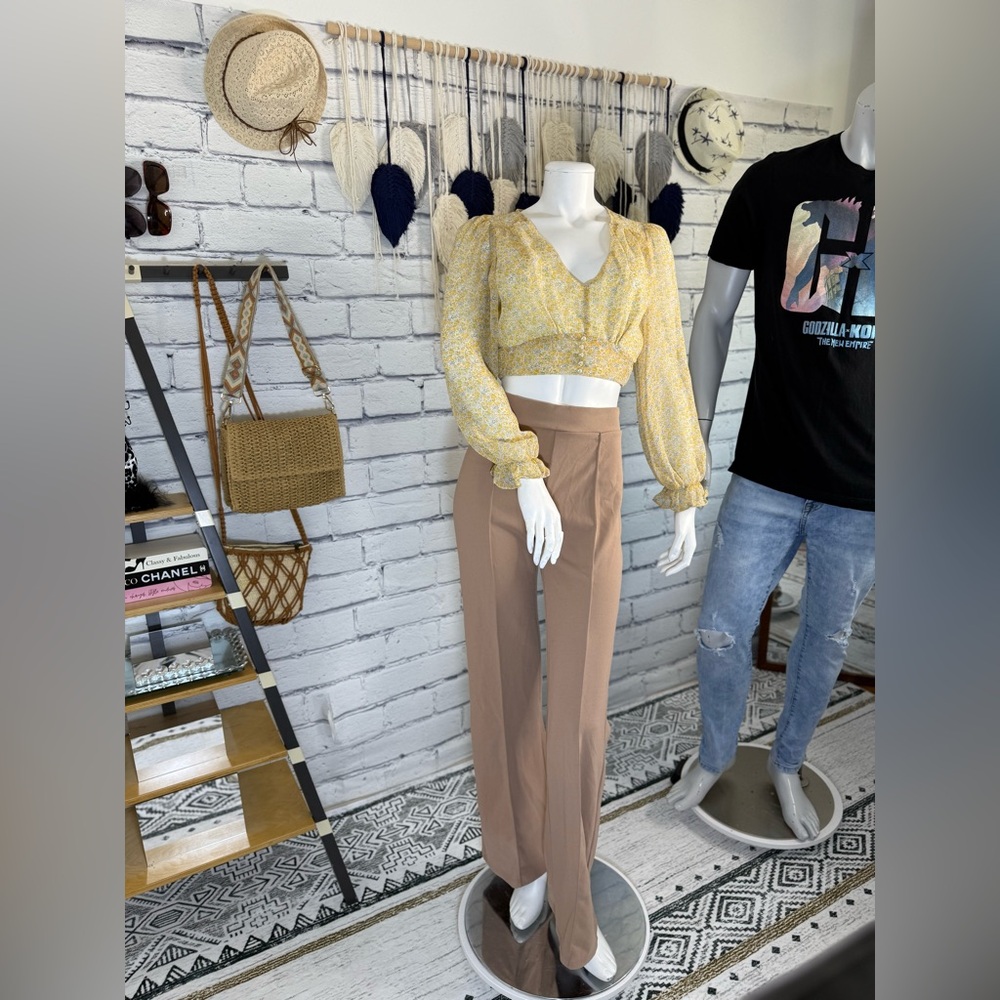 Fashion Nova Victoria High Waisted Dress Pants